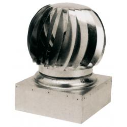ASPIRATORE ROTANTE ACCIAIO ZINCATO 22X32 - base rettangolare