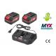 YAMATO CARICAB UNIV DOPPIO+2X4AH 20V YAMMYX