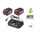 YAMATO CARICAB UNIV DOPPIO+2X4AH 20V YAMMYX