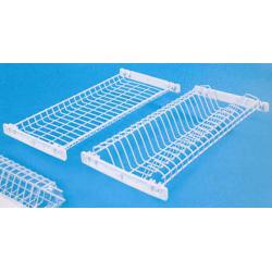 GRIGLIE SCOLAPIATTI C/STAFFA BIANCO 76CM 2PZ
