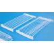 GRIGLIE SCOLAPIATTI C/STAFFA BIANCO 86CM 2PZ