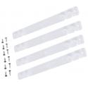 STAFFE X SCOLAPIATTI C/VITI 27X3X4CM 4PZ