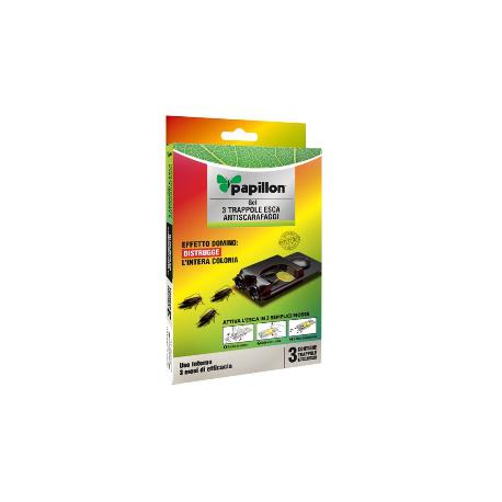 PAPILLON ESCA GEL SCARAFAGGI TRAPPOLA 3PZ