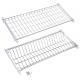 GRIGLIE SCOLAPIATTI C/STAFFA CROMO 86CM 2PZ