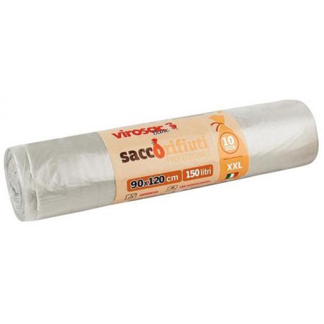 SACCHI RIF PROF AMBRA C/LEG 90X120 160LT 10PZ