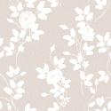 TOVAGLIATO PVC FIORI ECRU' 140CMX20M