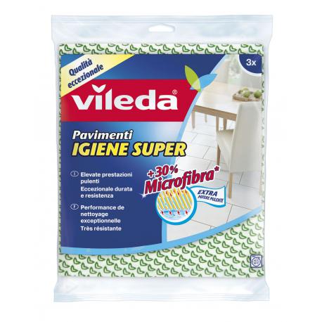 PANNO PAVIMENTI IGIENE SUPER VILEDA 3PZ