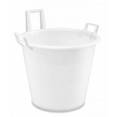 MASTELLO 3MANICI POLITENE 50LT 50X40CM BIA