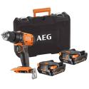 AEG SMERIGL ANG BEWS18-125X2-402B 2X4.0AH BEWS18-125X2-402B