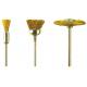 M.4070 3 SPAZZOLE OTTONE ASSORTITE M.4070