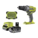 RYOBI TRAPANO PERC RYOBI 18V R18PD2-215G 2X1.5AH R18PD2-215G