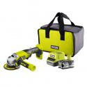 RYOBI SMERIGL RYOBI 18V R18AG-140S 115MM 1X4.0AH R18AG-140S