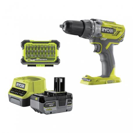 RYOBI TRAPANO PERC RYOBI 18V R18PD3-140SA 1X4.0AH R18PD3-140SA
