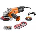 AEG SMERIGL ANG WS10-125SLK1 125MM 1000W+8 DISCHI WS10-1255LK11