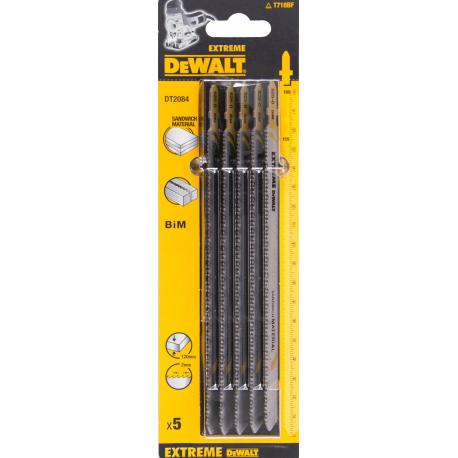 DEWALT LAME SEGHETTO DT2084 PAN.SANDWICH (PZ.5) DT2084 - 5 pezzi
