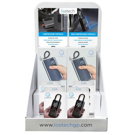 LOSTECH MINI COMPRESSORE 6ZP ESPOSITORE BANCO