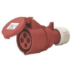 MAURER PLUS PRESA CE ROSSA 3P+T 400V 16A IP44 MPLUS - 3P+T