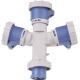 MAURER PLUS ADATT SPINA CEE BLU-3PRESE CEE BLU IP67