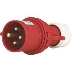 MAURER PLUS SPINA CE ROSSA 3P+T 400V 16A IP44 MPLUS - 3P+T
