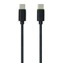 CAVO TYPE-C/TYPE-C 1MT CARICA VELOCE NERO