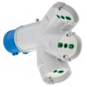 FANTON ADATT SPINA 2P+T CE 16A/3PR BIPAS-SCHUKO