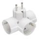 ADATTATORE 3SCHUKO SPINA SCHUKO ECOVA