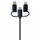 CAVO USB 3IN1 1MT NERO