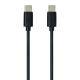 CAVO TYPE-C/TYPE-C 1MT CARICA VELOCE NERO