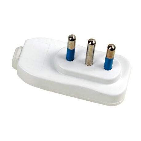 SPINA RIBASSATA 2P+T 10A BIANCA ECOVA