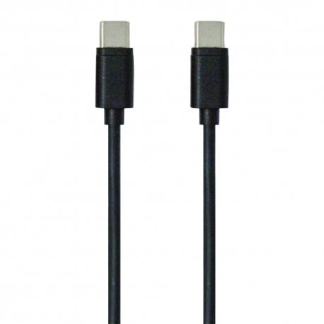 CAVO TYPE-C/TYPE-C 1MT CARICA VELOCE NERO