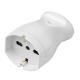 MAURER PRESA MAURER SCHUKO 2P+T BIPASS 10/16A BIANCA
