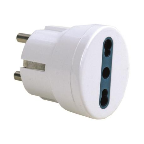 MAURER ADATTATORE MAURER SCHUKO-BIPASSO BIANCO