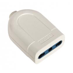 MAURER PRESA MAURER 2P+T BIPASSO 10/16A BIANCA