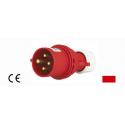 MAURER PLUS SPINA CE ROSSA 3P+T 400V 16A IP44 MPLUS - 3P+T