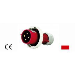 MAURER PLUS SPINA CE ROSSA 3P+N+T 400V 16A IP67 MPLUS - 3P+N+T