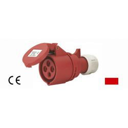 MAURER PLUS PRESA CE ROSSA 3P+T 400V 16A IP44 MPLUS - 3P+T