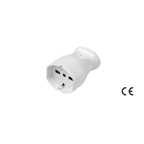 MAURER PRESA MAURER SCHUKO 2P+T BIPASS 10/16A BIANCA