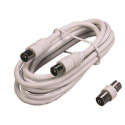 MAURER PROLUNGA COASSIALE TV 2SPINE D.9.5 5MT BIANCA