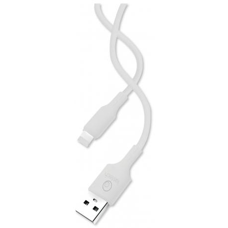 CAVO RICARICA TPE USB-A LIGHTNING BIANCO 1MT