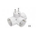 MAURER ADATTATORE 3SCHUKO SPINA SCHUKO