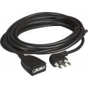 PROLUNGA 3X1.5 SPINA 2P+T 16A NERA 5MT