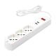 MAURER MULTIPLA 3 SCHUKO/BIPASSO P40+2USB SPINA 10A