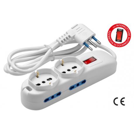 MAURER MULTIPLA 2SCHUKO BIP +4LAT BIP CAVO+INT SP10A