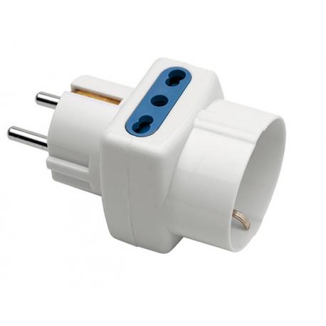 MAURER ADATTAT TRIPLO SP SCHUKO/PR 2P+T + 1 SCHUKO