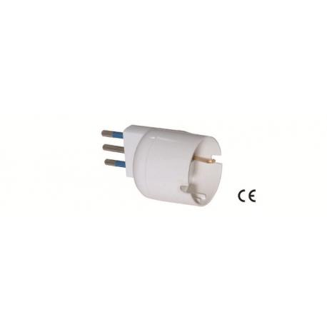 MAURER ADATTATORE 2P+T 10A - SCHUKO SALVASPAZIO