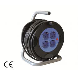 MAURER AVVOLGICAVO 4 SCHUKO/BIPASSO 3X1.5 50MT