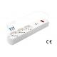 MAURER MULTIPLA 3SCHUKO/BIPASSO +2USB SPINA 10A