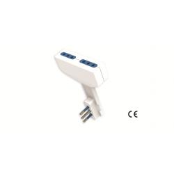 MAURER ADATTATORE 2PR SALVASPAZIO 2P+T 16A BIANCO
