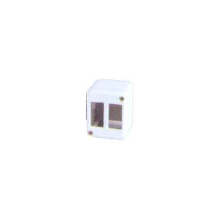 PORTAFRUTTI PARETE MINICANALE 2P BIANCO ECSM2B