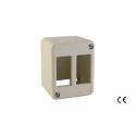 MAURER PORTAFRUTTI PARETE MINICANALE 2P IP30 MAURER